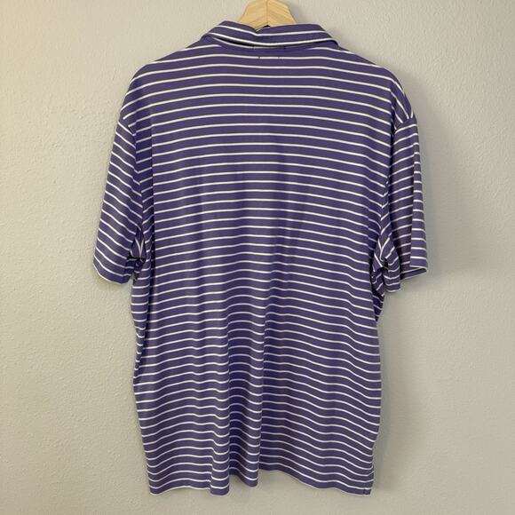 Ralph Lauren Polo Shirt Men Size XL‎ Pony Soft Touch Pima CottonGolf Purple Golf - Picture 2 of 9